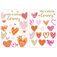 12pk Cards C50 Birthday Granny - Tiger Feet Ireland