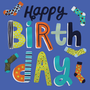 6pk Cards Square Birthday Open - Tiger Feet Ireland