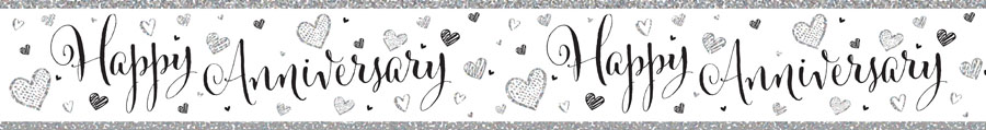 6pk Banners Your Anniversary - Tiger Feet Ireland