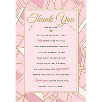 6pk Cards C75 Thank You - Tiger Feet Ireland