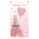 6pk Cards C55 Birthday Friend - Tiger Feet Ireland