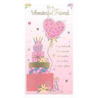 6pk Cards C55 Birthday Friend - Tiger Feet Ireland