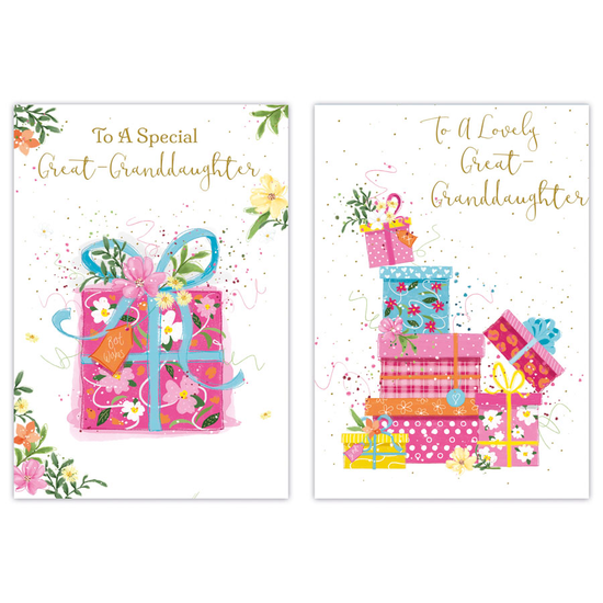 Poppyhill C50 Birthday Great-Granddaughter 12pk