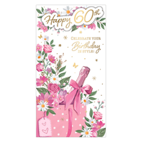 6pk Cards C55 Birthday Age 60 - Tiger Feet Ireland