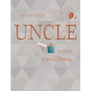 6pk Cards C50 Birthday Uncle - Tiger Feet Ireland