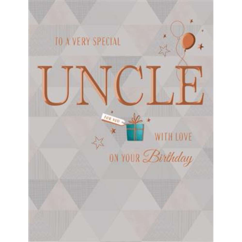 6pk Cards C50 Birthday Uncle - Tiger Feet Ireland