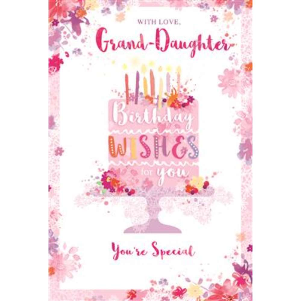 6pk Cards C50 Birthday Grand Daughter - Tiger Feet Ireland