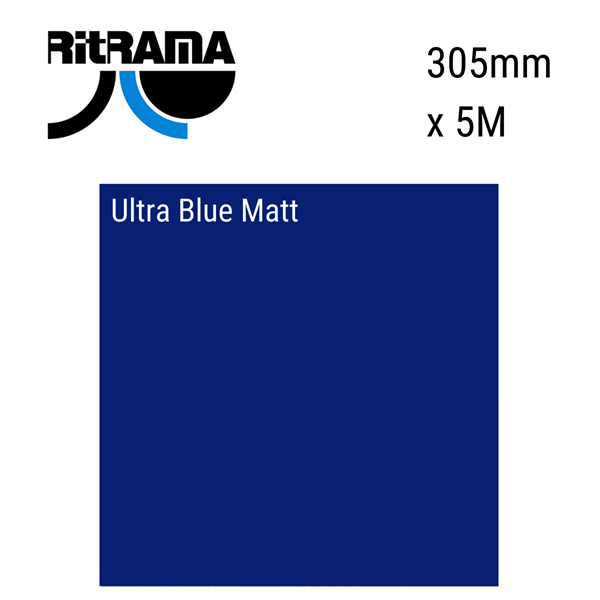 Ultra Blue Matt Vinyl 305mm x 5M - Tiger Feet Ireland