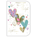6pk Cards C75 Wife Anniversary - Tiger Feet Ireland