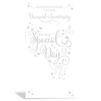 6pk Cards C55 Your Diamond Anniversary - Tiger Feet Ireland