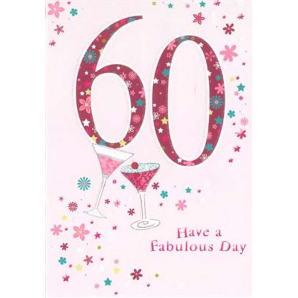6pk Cards C50 Birthday Age 60 - Tiger Feet Ireland