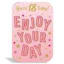 6pk Cards C75 Birthday Age 18 - Tiger Feet Ireland