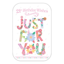 6pk Cards C75 Birthday Age 21 - Tiger Feet Ireland