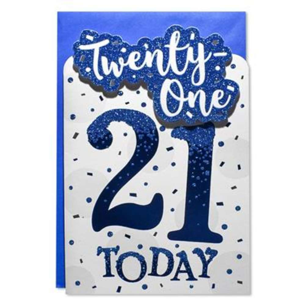 6pk Cards C75 Birthday Age 21 - Tiger Feet Ireland