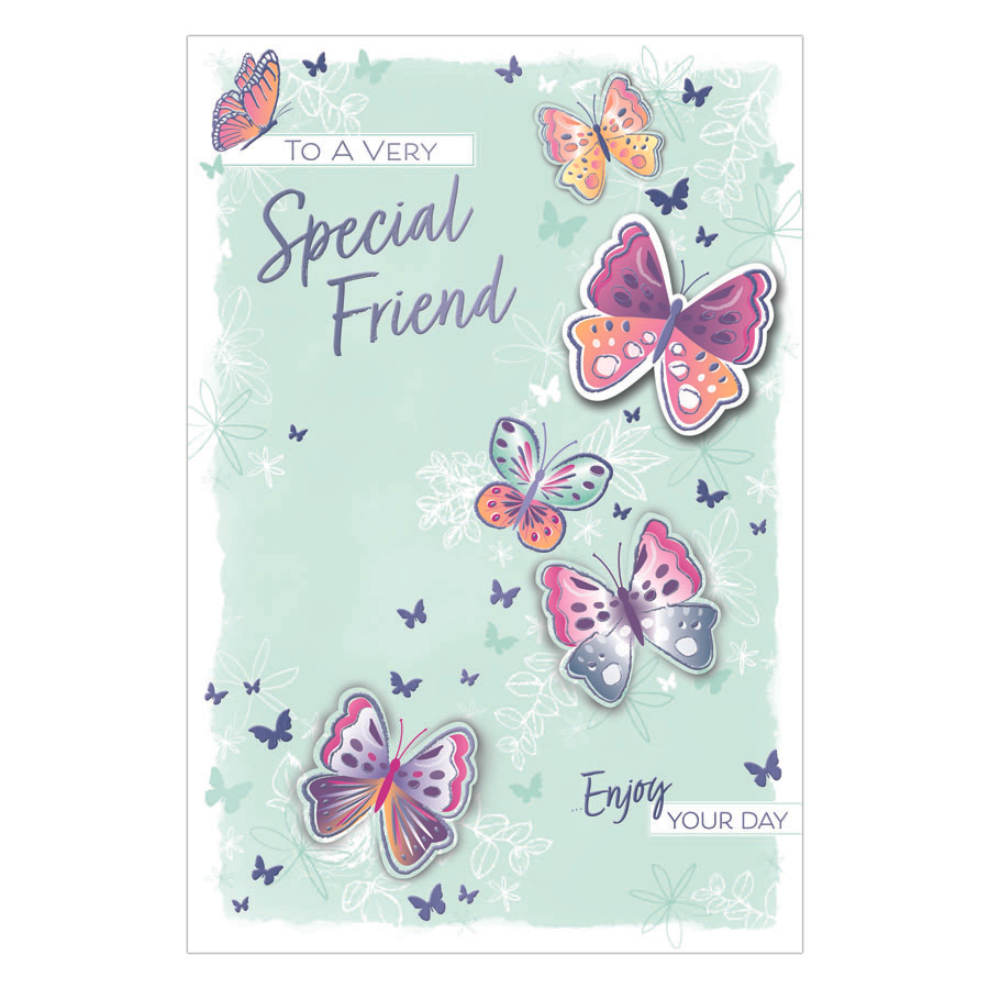 6pk Cards C75 Birthday Friend - Tiger Feet Ireland