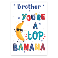 6pk Cards C75 Birthday Brother - Tiger Feet Ireland