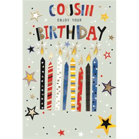 6pk Cards C50 Birthday Cousin - Tiger Feet Ireland