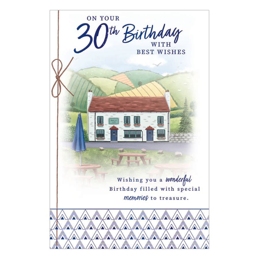6pk Cards C75 Birthday Age 30 - Tiger Feet Ireland