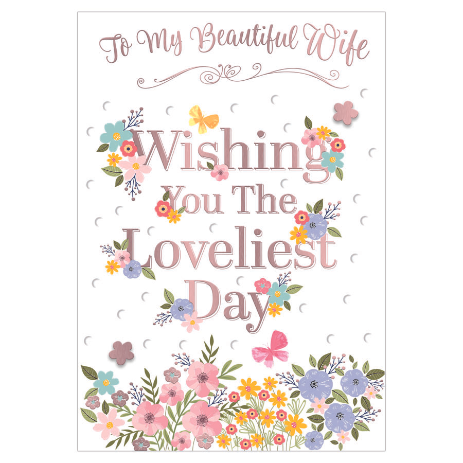 6pk Cards C90 Birthday Wife - Tiger Feet Ireland