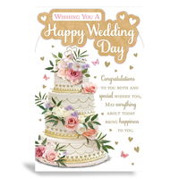 6pk Cards C75 Wedding Day - Tiger Feet Ireland