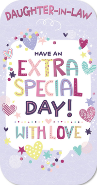 6pk Cards C55 Birthday Daughter-In-Law - Tiger Feet Ireland