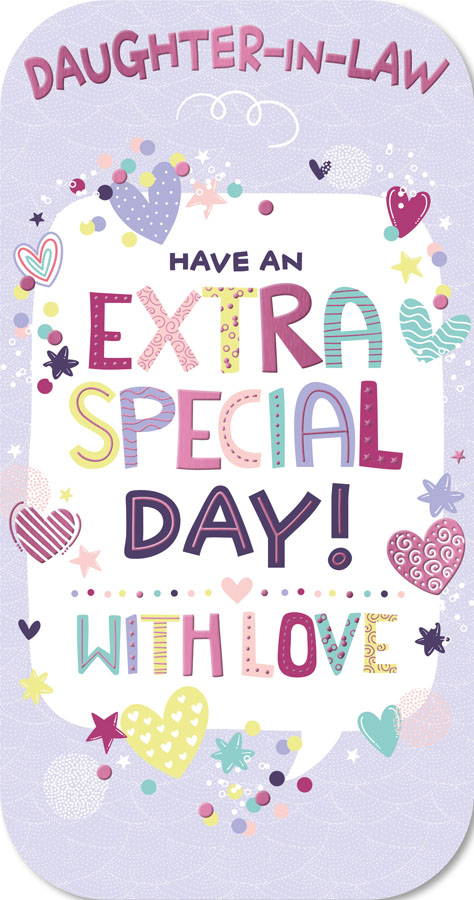 6pk Cards C55 Birthday Daughter-In-Law - Tiger Feet Ireland