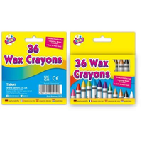 36 Wax Crayons - Tiger Feet Ireland