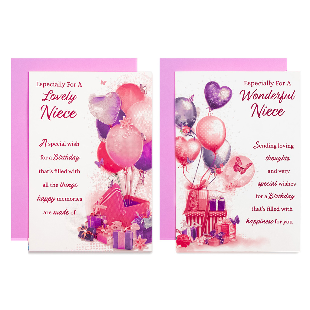 12pk Cards C50 Birthday Niece - Tiger Feet Ireland