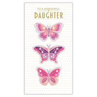 6pk Cards C55 Birthday Daughter - Tiger Feet Ireland