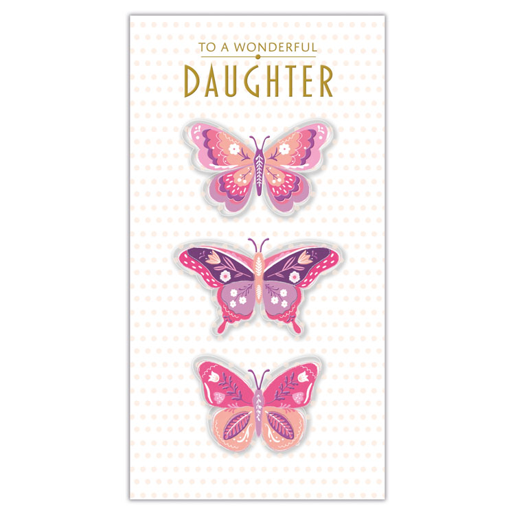 6pk Cards C55 Birthday Daughter - Tiger Feet Ireland