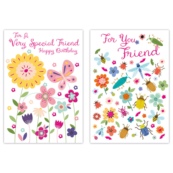 Poppyhill C50 Birthday Friend 12pk