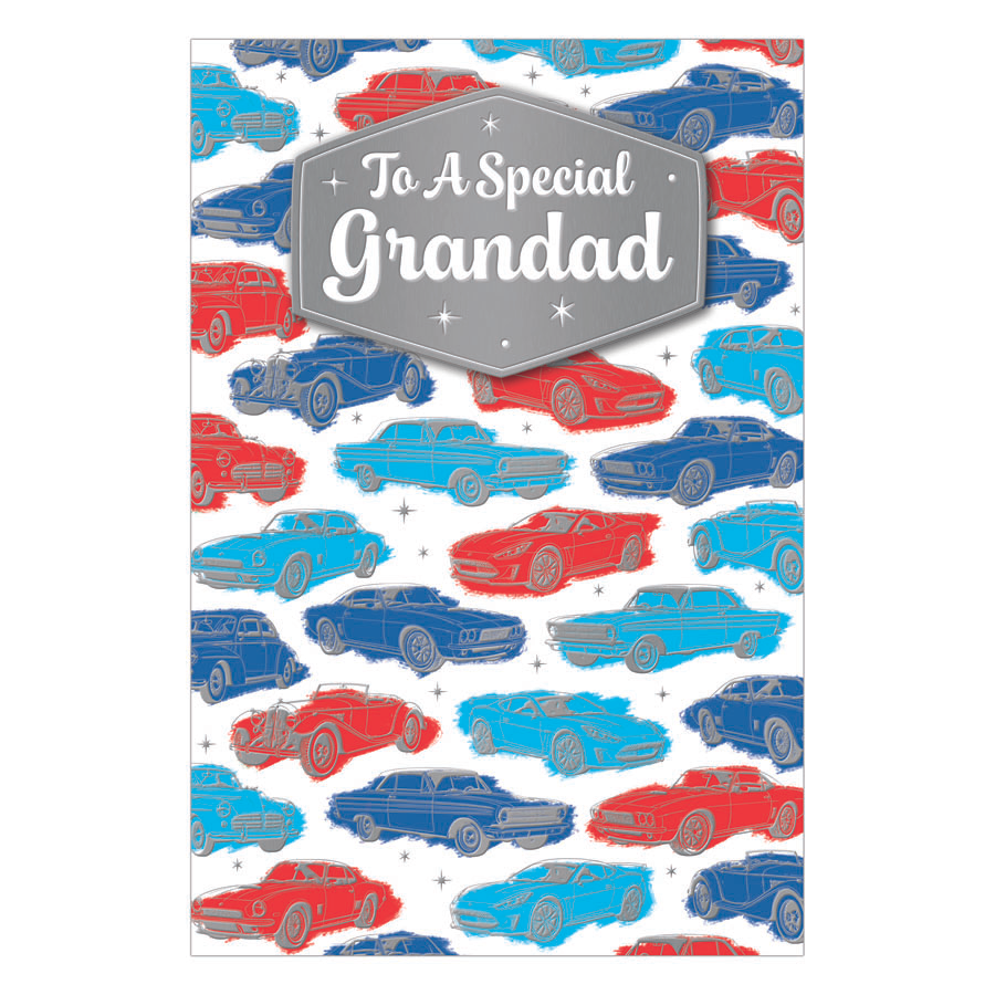 6pk Cards C75 Birthday Grandad - Tiger Feet Ireland