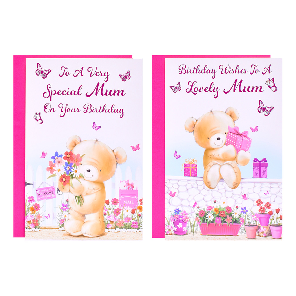 12pk Cards C50 Birthday Mum - Tiger Feet Ireland