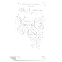 6pk Cards C55 Your Ruby Anniversary - Tiger Feet Ireland
