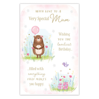 6pk Cards C375 Birthday Mum - Tiger Feet Ireland