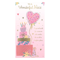 6pk Cards C55 Birthday Niece - Tiger Feet Ireland