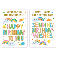 12pk Cards C50 Birthday Open - Tiger Feet Ireland