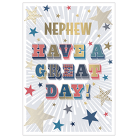 6pk Cards C50 Birthday Nephew - Tiger Feet Ireland