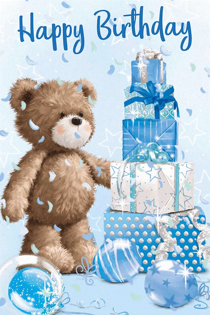 3D 6pk Cards C75 Birthday Open - Tiger Feet Ireland