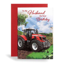 6pk Cards C50 Birthday Husband - Tiger Feet Ireland