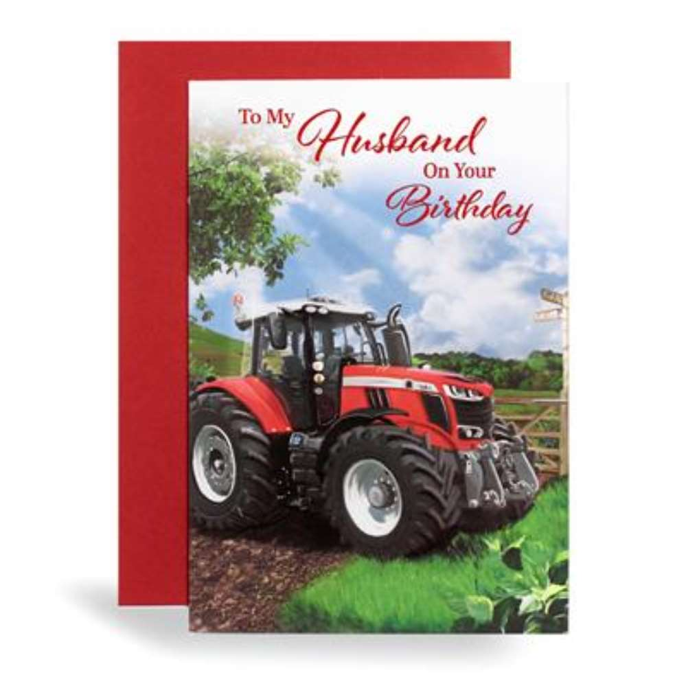 6pk Cards C50 Birthday Husband - Tiger Feet Ireland