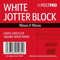 6pk Jotter Blocks 400 Sheet 90x90mm White - Tiger Feet Ireland