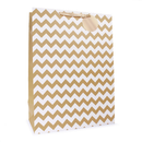 6pk Extra Large Portrait Gift Bags Chevron - Tiger Feet Ireland