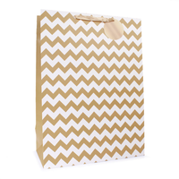 6pk Extra Large Portrait Gift Bags Chevron - Tiger Feet Ireland