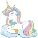 Foil Balloon Supershape 37" Macaron Unicorn - Tiger Feet Ireland