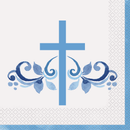 16pk Napkin Lunch Holy Cross Blue - Tiger Feet Ireland