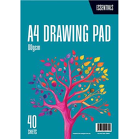 Drawing Pad 40 Sheet A4 80Gsm - Tiger Feet Ireland
