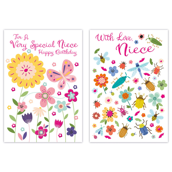 Poppyhill C50 Birthday Niece 12pk
