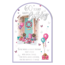 6pk Cards C75 Birthday Age 60 - Tiger Feet Ireland