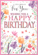 6pk Cards ED C50 Birthday Contemp Fem - Tiger Feet Ireland